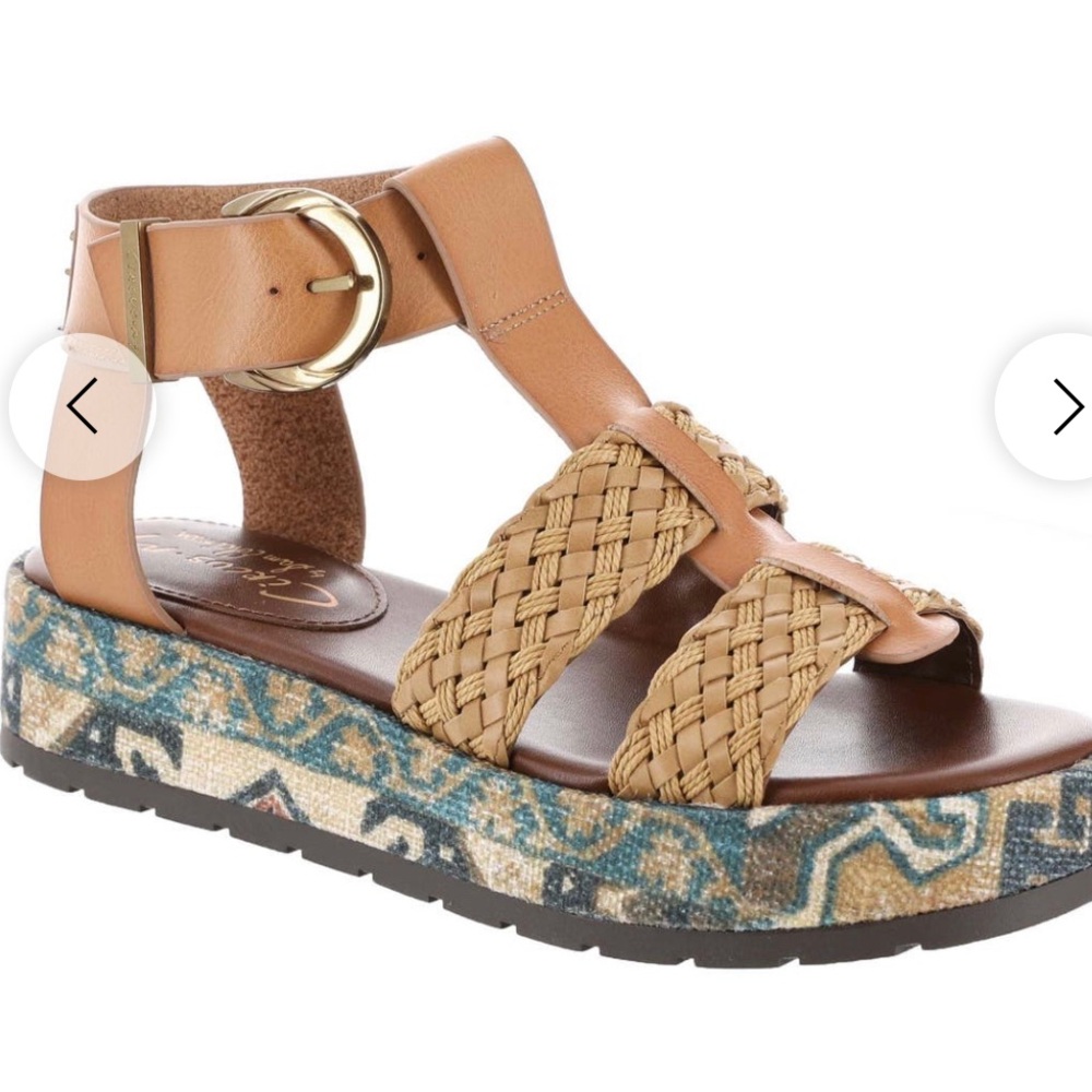 Circus by Sam Edelman Tan and Brown Sandals.